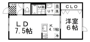 Live Flat II【1階】の間取り
