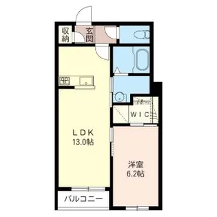 パーシモン【3階】の間取り