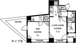 コンフォート東新宿【3階】の間取り