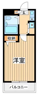 パークテラス八王子【4階】の間取り