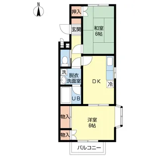 メイ・フィールドII番館【1階】の間取り