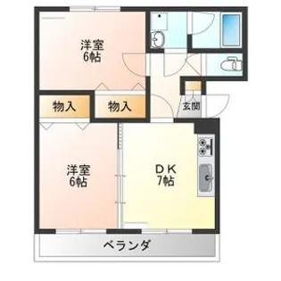 ピソデニーニョス【1階】の間取り