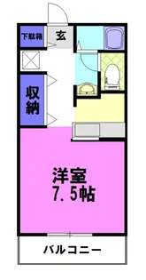 サンパレス B【3階】の間取り