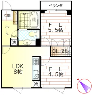 東京都中野区鷺宮4【マンション】の間取り