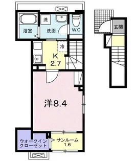 ベル・アンジュ【2階】の間取り