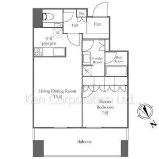 麻布台ヒルズ レジデンスB【20階】の間取り
