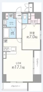 ラフィーネレジデンス【3階】の間取り