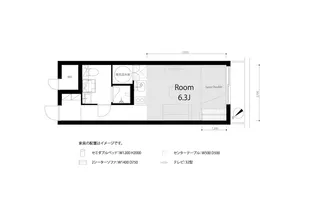 ライオンズマンション麻布【4階】の間取り