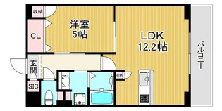 estageo関目高殿【1階】の間取り