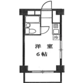 東村山ペガサスビル C館【4階】の間取り