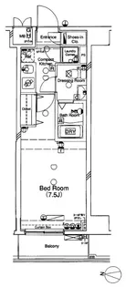 シンシアフォーディ三軒茶屋【6階】の間取り