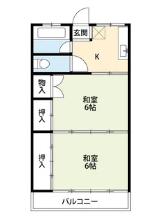 腰浜マンション【2階】の間取り