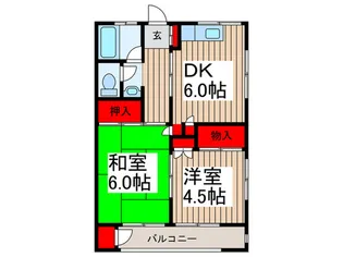 コーポ東和【2階】の間取り