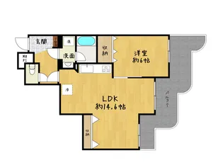 神奈川県横浜市磯子区滝頭1【マンション】の間取り