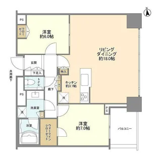 東京都江東区豊洲3【マンション】の間取り
