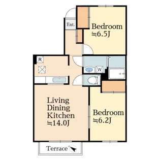梅の里ミキ【1階】の間取り