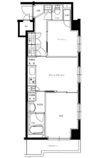 ルーブル南馬込六番館【1階】の間取り
