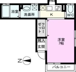 コーポ・フレンズ【1階】の間取り