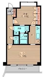 ガーデン目黒南【2階】の間取り