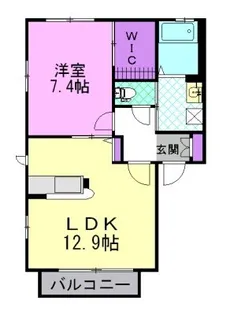 サン・テラス大木【1階】の間取り