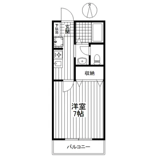 グランドオーク【1階】の間取り