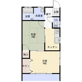 グランデハウスシティ39【1階】の間取り