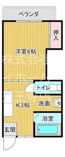 昭和ハイツ【3階】の間取り