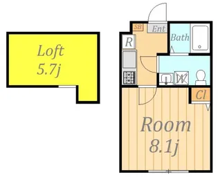 ルナパーク【1階】の間取り