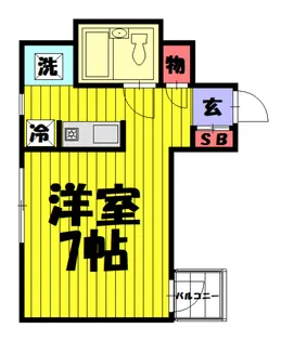 フローリア草加【3階】の間取り