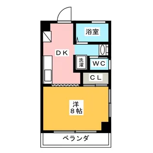 K&M千春【4階】の間取り