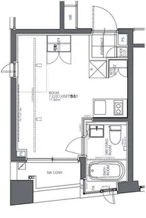 BPRレジデンス人形町【5階】の間取り