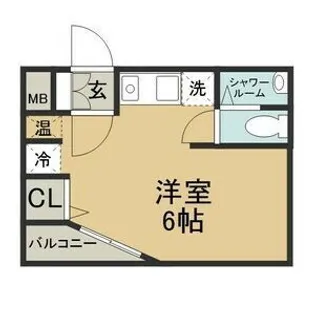 エレガンス宮町【2階】の間取り