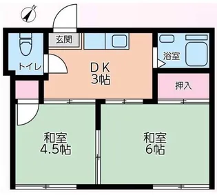 コーポマイルド【1階】の間取り