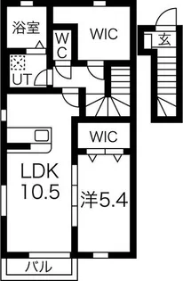 Lynx(リンクス)【2階】の間取り