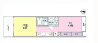 WELLTOWER【6階】の間取り