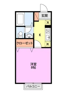 スタヴュライズベル B棟【2階】の間取り