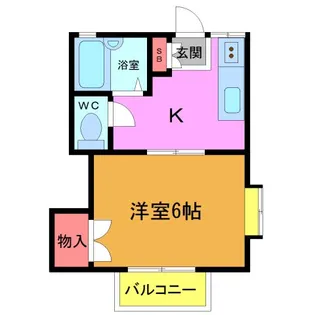 ハイムエストI【1階】の間取り