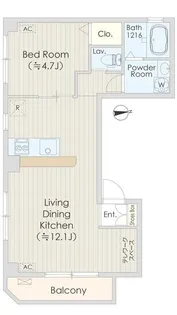 サンテラス令和 KNレジデンス【1階】の間取り