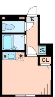 パティシオン駒込【1階】の間取り