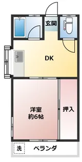 コーポ峰【2階】の間取り