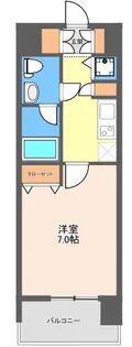 CUBE’S【6階】の間取り