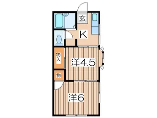 プチメゾンベルテ【1階】の間取り