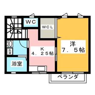 レスピディーザ【2階】の間取り