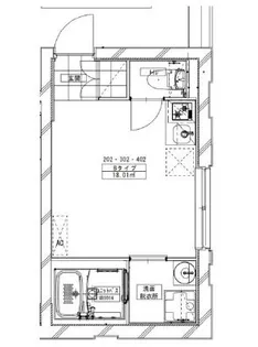ミライズ滝野川レジデンス【4階】の間取り