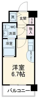 サンセール与野本町【1階】の間取り