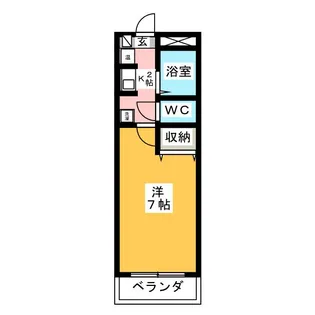 サンフラワー【3階】の間取り
