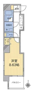 GRAND ARC笹塚【6階】の間取り