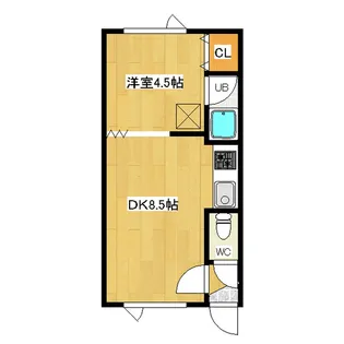 メゾン三寶【1階】の間取り