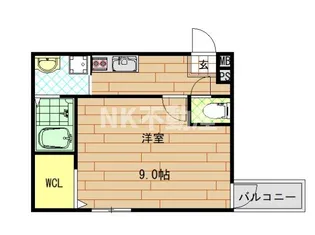 フジパレス高井田III番館【1階】の間取り
