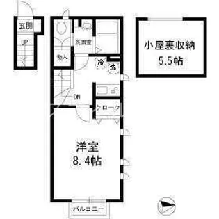 Colline 五反田【2階】の間取り